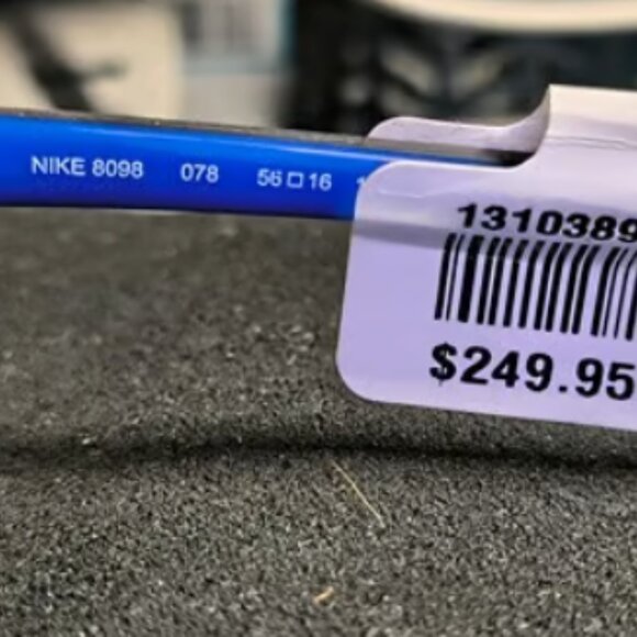 New Nike 8098 Semi Rim Rectangle Shape 5616 Eyeglass Frames - Picture 5 of 9